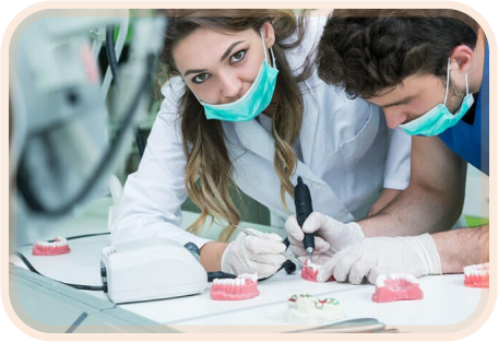 Dental specialists at TeethFast laboratory